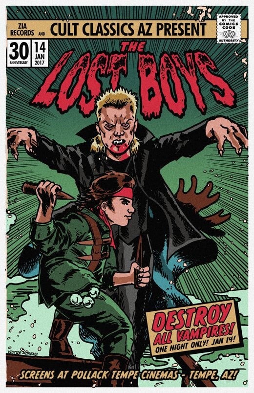 The Lost Boys  - 11 x 17 Limited Edition Giclee Poster Print