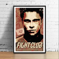 Image 1 of Fight Club - Tyler Durden - 11 x 17 Limited Edition Giclee Poster Print