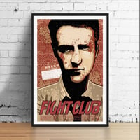 Image 1 of Fight Club - Narrator  - 11 x 17 Limited Edition Giclee Poster Print
