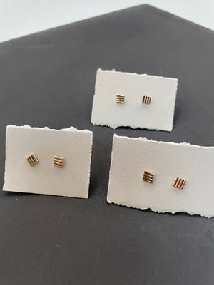 14k Ridge Studs 