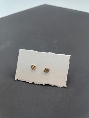 14k Ridge Studs 