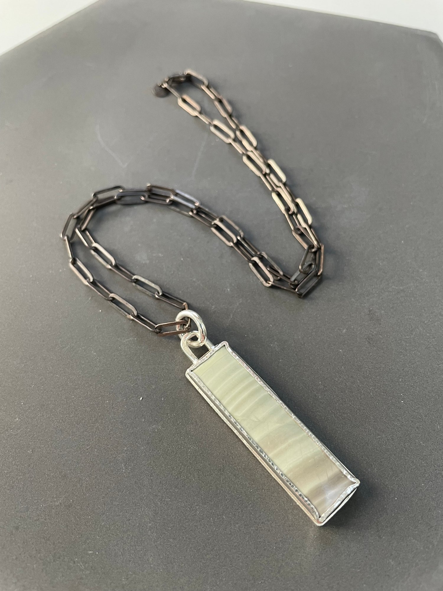 Green Banded Jasper Necklace