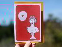 Image 1 of Aphrodite - Love - Goddess Greeting Card - Love Sonnet on Back
