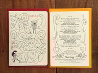 Image 3 of Uncle Crocky's 'Hello!' Greeting Card - Story on back