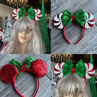 Christmas Minnie mint and green ears ! 