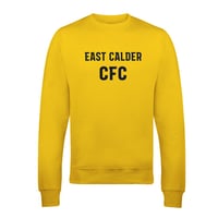 EAST CALDER CFC SWEATSHIRT - YELLOW