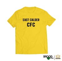 EAST CALDER CFC T-SHIRT - YELLOW