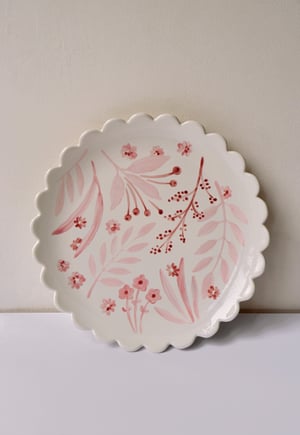 Image of Plato Grande Ondas - pintado a mano