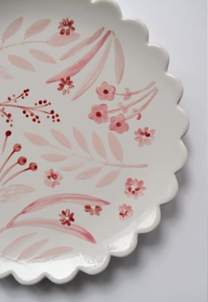 Image of Plato Grande Ondas - pintado a mano