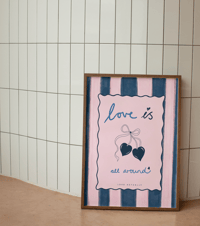 Image 2 of Love Is All Around Print