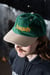 Image of DUNGEON LOGO BRUSHED COTTON CAP - GREEN / TAUPE 