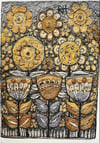 * New* Yellow Flowers T-Towel