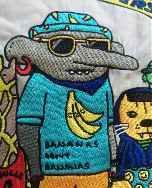 Image of Ball and chain /Bobby Dazzler bag. Light grey  Large