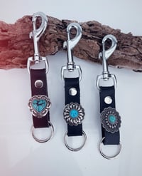 Turquoise Concho Keyholder