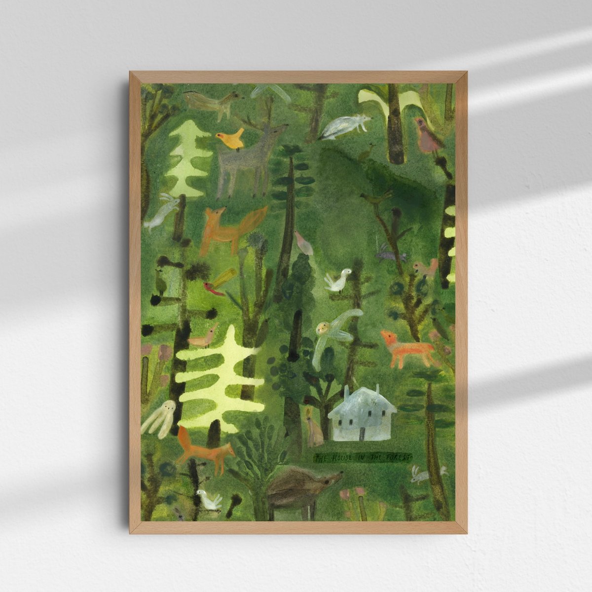 Image of A House in the Forest Print 