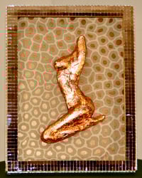 Image 4 of Iris in Copper & Amoeba & Mirrored
