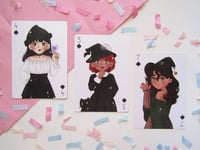 Image 1 of WITCHES POKER CARDS