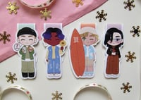 Image 2 of BOYS SEASONS BOOKMARKS (original characters)
