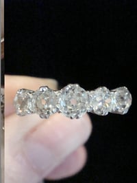 Image 4 of EDWARDIAN 18CT OLD CUT 5 STONE DIAMOND RING APPROX 1.70CT VS2 H-J COLOUR