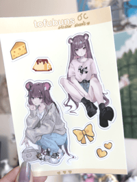 [ OC Merch ] Tofubuns Sticker Sheet