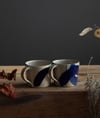 Pair of cobalt espresso mugs