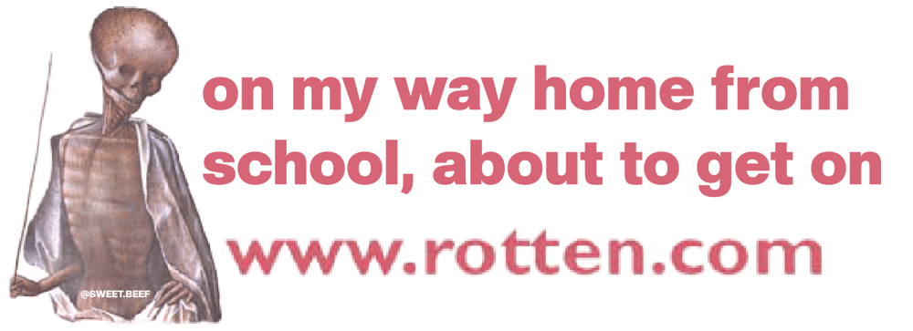 Rotten.com After School Bumper Sticker