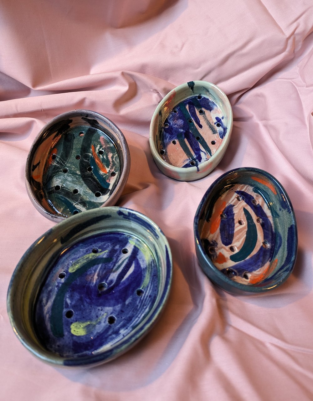 Image of Agateware Soap Dish