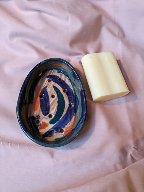 Image of Agateware Soap Dish
