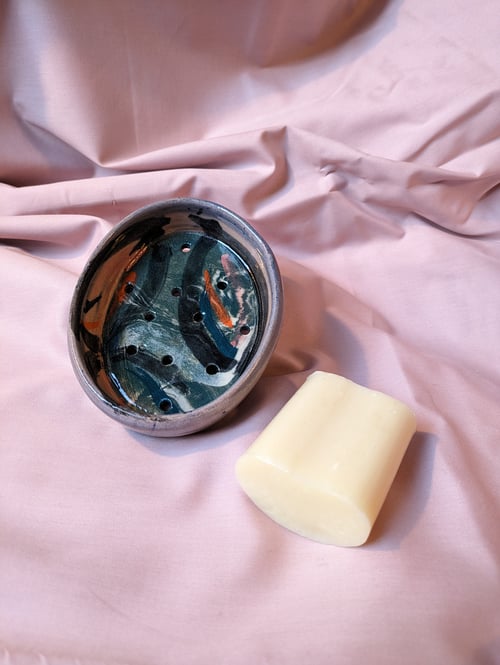 Image of Agateware Soap Dish