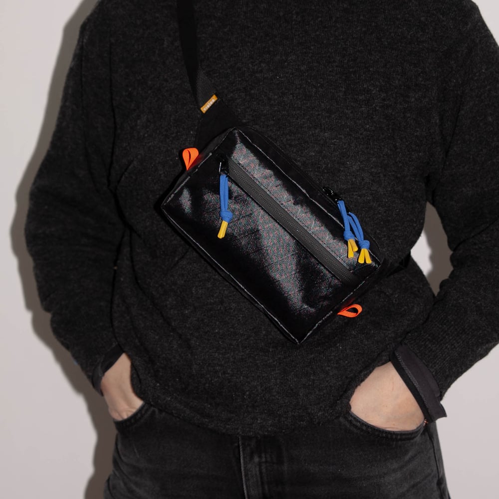 Image of Banane/Waist Bag - Noir/Bleu