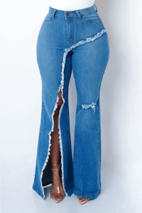 Image 1 of Split Jeans