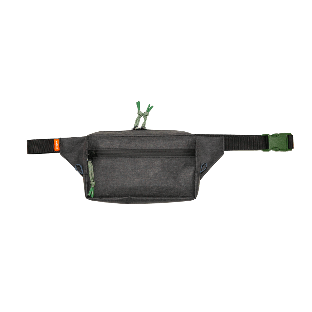 Image of Banane/Waist Bag - Gris/Vert
