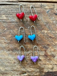 Image 2 of Heart Earrings