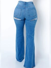 Image 2 of Split Jeans