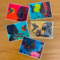 Image 2 of "Hummingbird Encounters" vinyl sticker pack