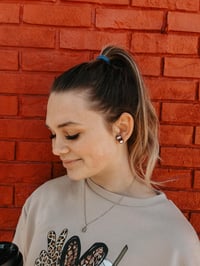 Image 2 of Latte Cup Stud Earring