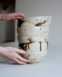 Image 4 of Table Bowl - Black Wave