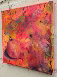 Image 3 of Sean Worrall - A December Apple For May - Acrylic on canvas, 20x20cm (Dec 2023) 