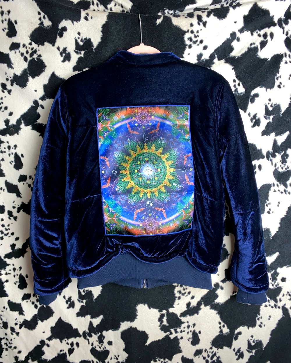 SOURCE blue velvet jacket