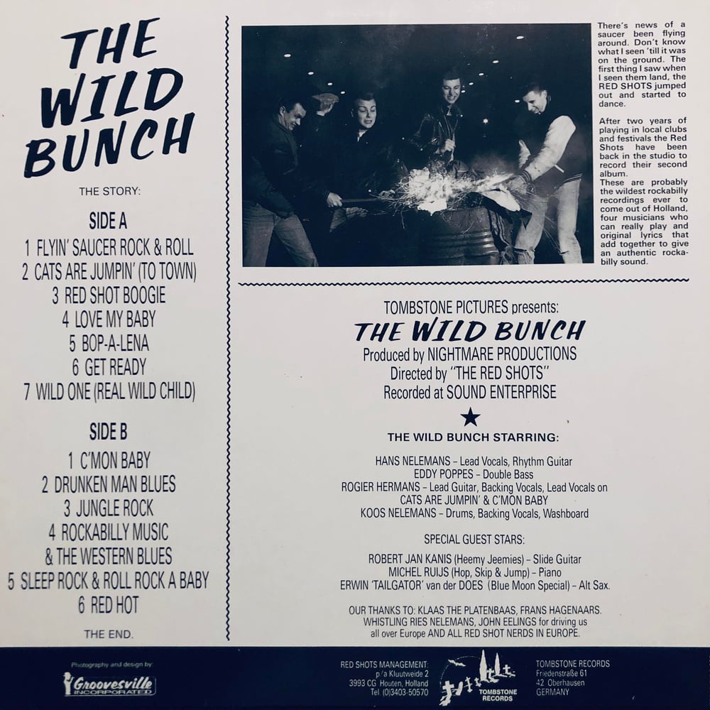 THE RED SHOTS - THE WILD BUNCH (LP)