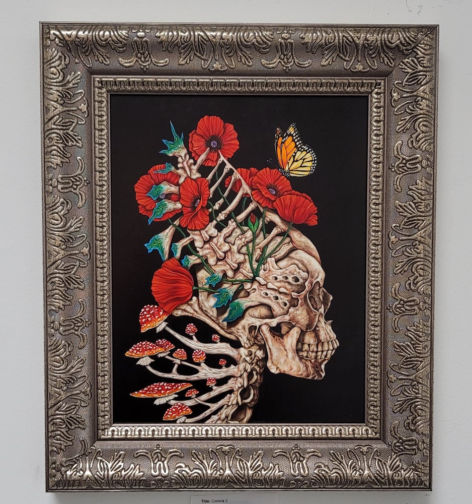 Image of CORONA II original oil painting