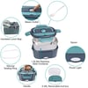 Portable Car Electric Heating Lunch Box With Leak Proof Warmer And Heated Stainless Steel Container 