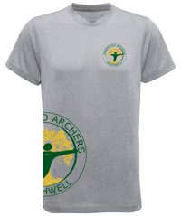 Sherwood Archers Team T shirt Silver Melange.