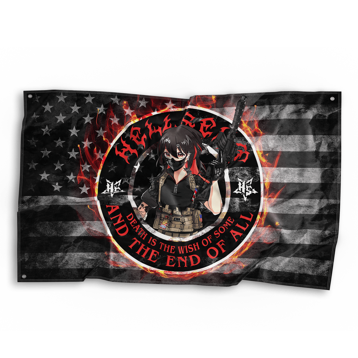 Image of Hellsent War Flag V2