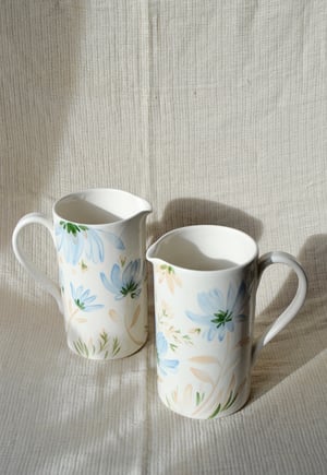 Image of JARRÓN DE CERÁMICA PINTADA A MANO - AZUL