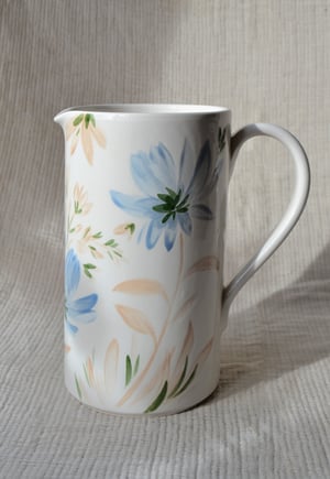 Image of JARRÓN DE CERÁMICA PINTADA A MANO - AZUL