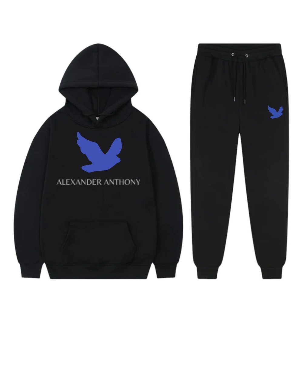 Image of Alexander Anthony Dove Print Hoodie Sweatsuits 