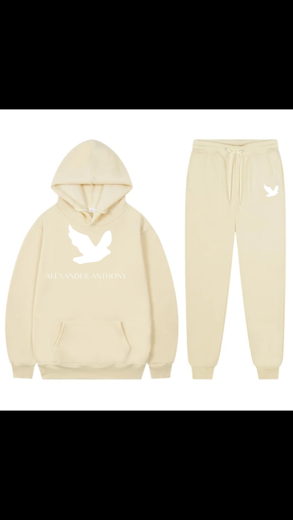 Image of Alexander Anthony Dove Print Hoodie Sweatsuits 