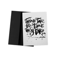 THINGS TAKE #kbscript greeting card