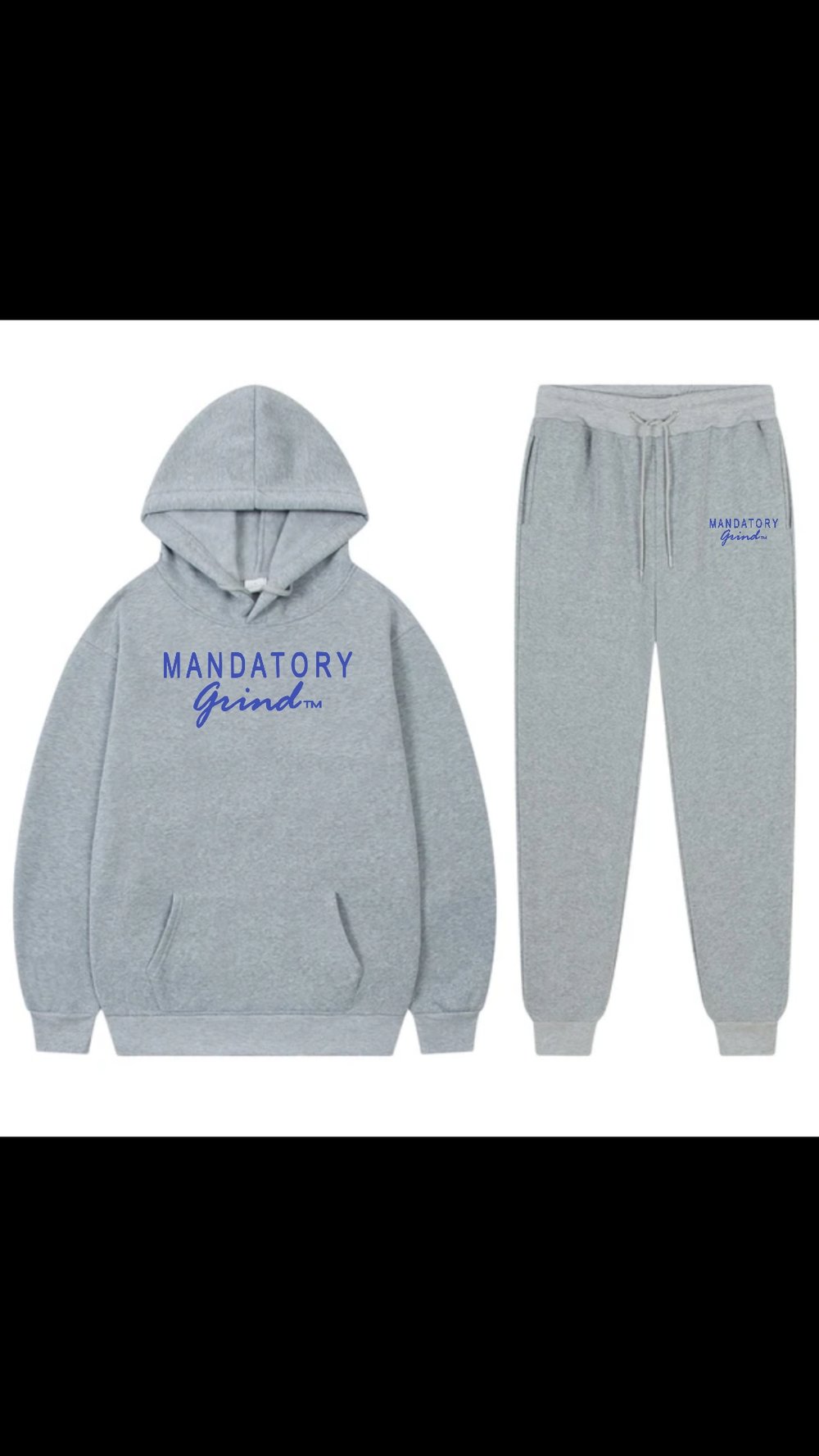 Image of Mandatory Grind Logo Print Sweatsuit 
